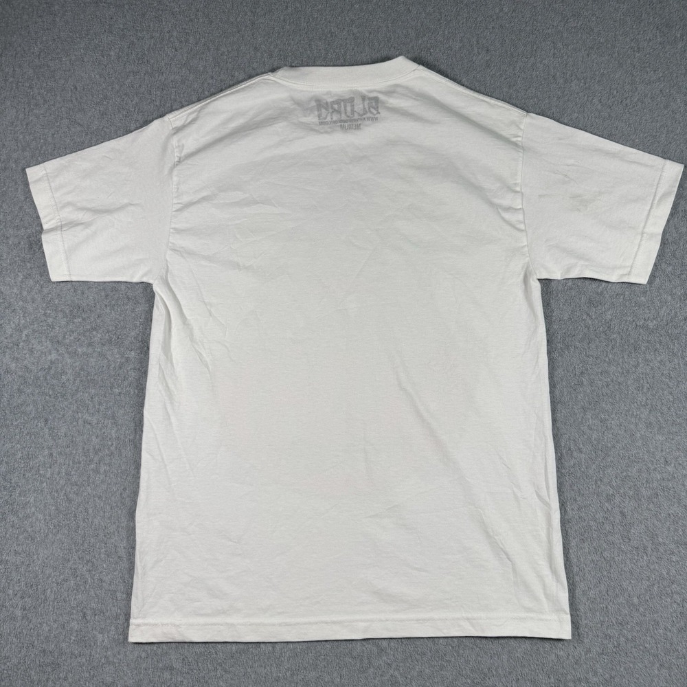 NWT Known For Glory KFG Shark Graphic T-Shirt White Streetwear Men's Size M - Picture 2 of 7